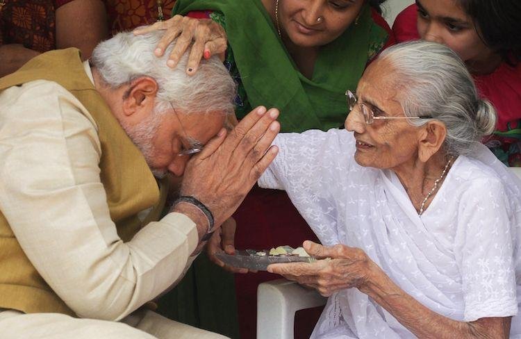 Pm Narendra Modi In Gujarat On His Birthday Meets Mother The Indian Telegraph