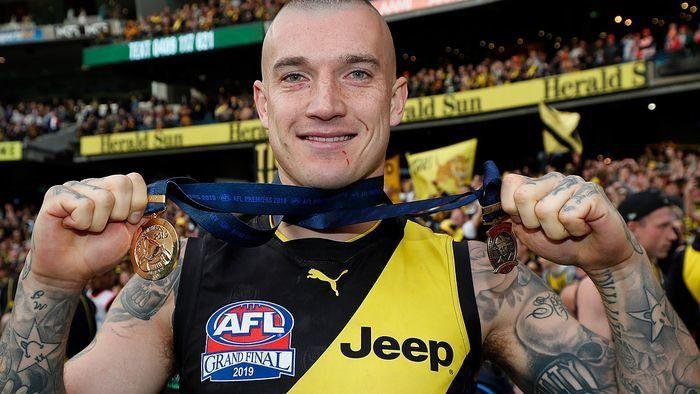 Richmond premiership star Dustin Martin and 23-time Grand Slam winner Serena Williams may be friends, but don't expect to see the Tiger at any of Williams' matches